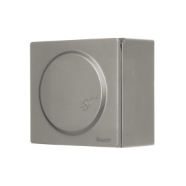 Розетка 1-м ОП LETO с заземл. с крышкой LETO ПБТ платина LEZARD 752-3500-123B