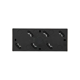 Розетка 3-м ОП LETO с заземл. закрытый корпус ПБТ черн. бархат LEZARD 752-4200-127BUP