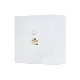 Розетка компьютерная 1-м ОП RJ45 LETO бел. LEZARD 752-0200-139