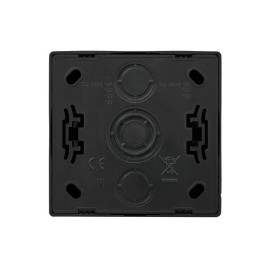 Розетка компьютерная.1-м ОП RJ45 LETO черн. бархат LEZARD 752-4200-139