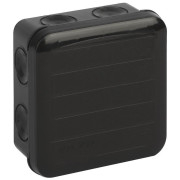 Коробка распределительная ОП 85х85х45мм двухкомпонентн. 8 вводов IP65 черн. Ruvinil 67240Ч