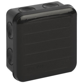 Коробка распределительная ОП 85х85х45мм двухкомпонентн. 8 вводов IP65 черн. Ruvinil 67240Ч