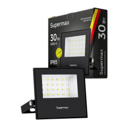 Прожектор светодиодный Supermax SPR 30Вт 6500К 3000лм IP65 КОСМОС S_PR_LED_30