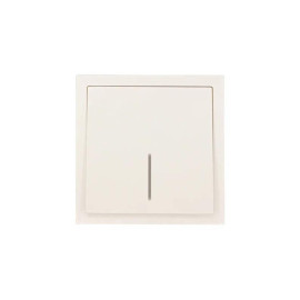 Выключатель 1-кл. с индик. СП ZIMA IP20 10А безвинт. зажим слон. кость LEZARD 704-9088-111QC