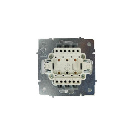 Выключатель 2-кл. СП ZIMA IP20 10А безвинт. зажим бел. LEZARD 704-0288-101QC