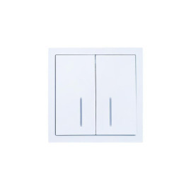 Выключатель 2-кл. с индик. СП ZIMA IP20 10А безвинт. зажим бел. LEZARD 704-0288-112QC