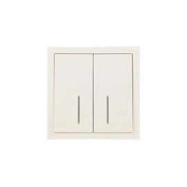 Выключатель 2-кл. с индик. СП ZIMA IP20 10А безвинт. зажим слон. кость LEZARD 704-9088-112QC