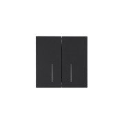 Выключатель 2-кл. с индик. СП ZIMA IP20 10А безвинт. зажим черн. бархат LEZARD 704-4288-112QC