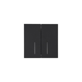 Выключатель 2-кл. с индик. СП ZIMA IP20 10А безвинт. зажим черн. бархат LEZARD 704-4288-112QC