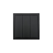 Выключатель 3-кл. СП ZIMA IP20 10А безвинт. зажим черн. бархат LEZARD 704-4288-109QC