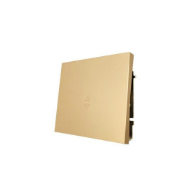 Выключатель проходной 1-кл. СП ZIMA IP20 10А безвинт. зажим зол. LEZARD 704-3688-105QC