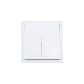 Выключатель проходной 1-кл. с индик. СП ZIMA IP20 10А безвинт. зажим бел. LEZARD 704-0288-114QC