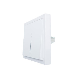 Выключатель проходной 1-кл. с индик. СП ZIMA IP20 10А безвинт. зажим бел. LEZARD 704-0288-114QC