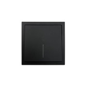 Выключатель проходной 1-кл. с индик. СП ZIMA IP20 10А безвинт. зажим черн. бархат LEZARD 704-4288-114QC