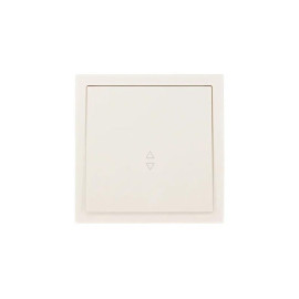 Выключатель проходной 1-кл. СП ZIMA IP20 10А безвинт. зажим слон. кость LEZARD 704-9088-105QC