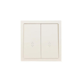 Выключатель проходной 2-кл. СП ZIMA IP20 10А безвинт. зажим слон. кость LEZARD 704-9088-106QC