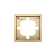 Рамка 1-мест. горизонт. ZIMA зол. LEZARD 704-3600-146