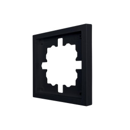 Рамка 1-мест. горизонт. ZIMA черн. бархат LEZARD 704-4200-146