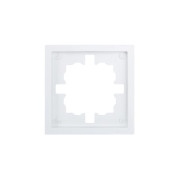 Рамка 1-мест. горизонт. ZIMA бел. LEZARD 704-0200-146