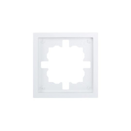 Рамка 1-мест. горизонт. ZIMA бел. LEZARD 704-0200-146