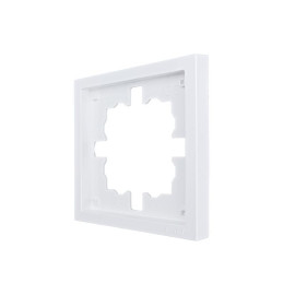 Рамка 1-мест. горизонт. ZIMA бел. LEZARD 704-0200-146