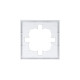 Рамка 1-мест. горизонт. ZIMA бел. LEZARD 704-0200-146