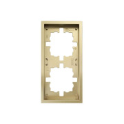 Рамка 2-мест. горизонт. ZIMA зол. LEZARD 704-3600-147