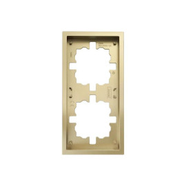 Рамка 2-мест. горизонт. ZIMA зол. LEZARD 704-3600-147