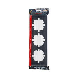 Рамка 3-мест. горизонт. ZIMA черн. бархат LEZARD 704-4200-148