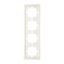 Рамка 4-мест. горизонт. ZIMA слон. кость LEZARD 704-9000-149