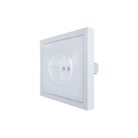 Розетка 1 мест. б/з СП ZIMA IP20 16А ПБТ безвинт. зажим бел. LEZARD 704-0288-121BQC