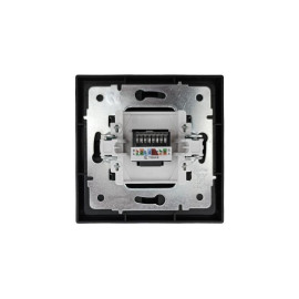 Розетка компьютерная 1-мест. СП ZIMA IP20 черн. бархат LEZARD 704-4288-140