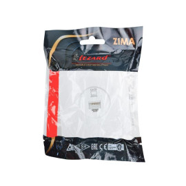 Розетка компьютерная 1-мест. СП ZIMA бел. LEZARD 704-0288-140