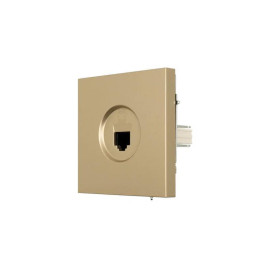 Розетка компьютерная 1-мест. СП ZIMA IP20 зол. LEZARD 704-3688-140