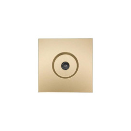 Розетка ТВ оконечная СП ZIMA IP20 зол. LEZARD 704-3688-130