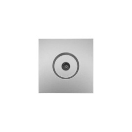 Розетка ТВ оконечная СП ZIMA IP20 сер. матов. LEZARD 704-7488-130