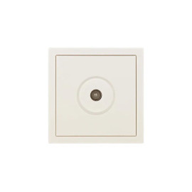 Розетка ТВ оконечная СП ZIMA IP20 слон. кость LEZARD 704-9088-130