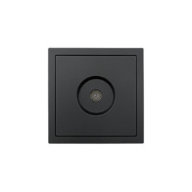 Розетка ТВ оконечная СП ZIMA IP20 черн. бархат LEZARD 704-4288-130