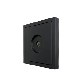 Розетка ТВ оконечная СП ZIMA IP20 черн. бархат LEZARD 704-4288-130