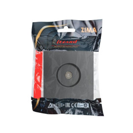 Розетка ТВ оконечная СП ZIMA IP20 черн. бархат LEZARD 704-4288-130