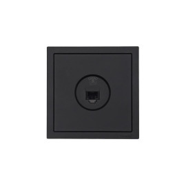 Розетка телефонная евро СП ZIMA IP20 черн. бархат LEZARD 704-4288-137