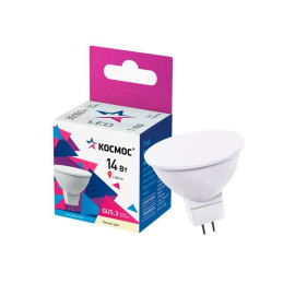 Лампа светодиодная JCDR 14Вт GU5.3 3000К 174-265В КОСМОС LkecLED14wJCDRC30