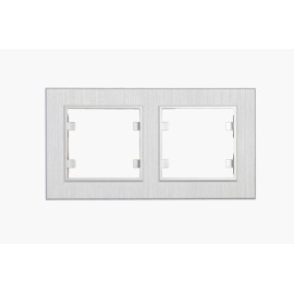 Рамка 2-м Karea LINE STAR жемчуж. Makel 86100702