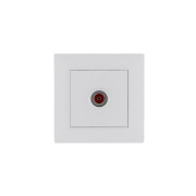 Розетка TV проходная Karea RIZZ бел. Makel 88001007