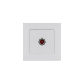 Розетка TV проходная Karea RIZZ бел. Makel 88001007