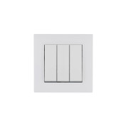 Выключатель 3-клав. 1 вход 3 выхода Karea RIZZ бел. Makel 88001091