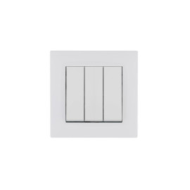 Выключатель 3-клав. 1 вход 3 выхода Karea RIZZ бел. Makel 88001091