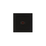 Розетка TV проходная Karea RIZZ STAR чер. Makel 88054007