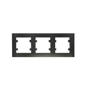 Рамка 3-м Karea RIZZ STAR чер. Makel 88054703