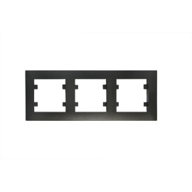 Рамка 3-м Karea RIZZ STAR чер. Makel 88054703